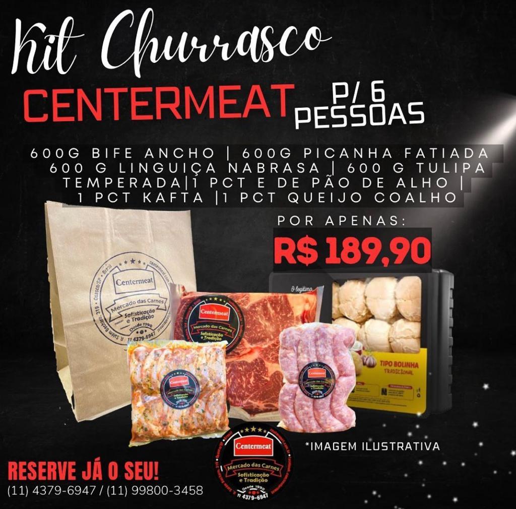 Espeto de Linguiça Calabresa 1 Kg -10 Espetos